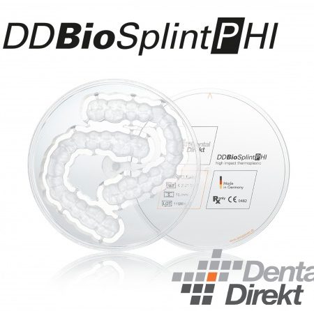DD BioSplint PHI 98 - high Impact thermoplastic - glasklar
