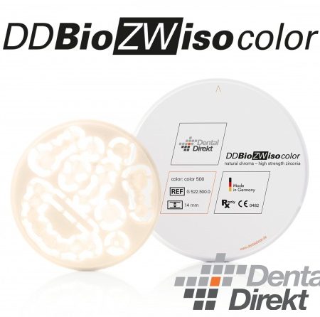 DD Bio ZW iso color- Hochfestes opaques Zirkonoxid (3Y-TZP-A)