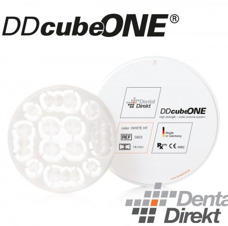 DD cube ONE® - Extra transluzentes Zirkonoxid (4Y-TZP)