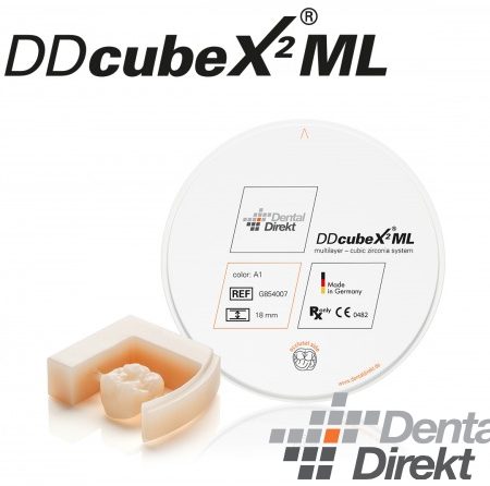 DD cubeX² ML98 - Super transluzentes Multilayer Zirkonoxid (5Y-TZP)